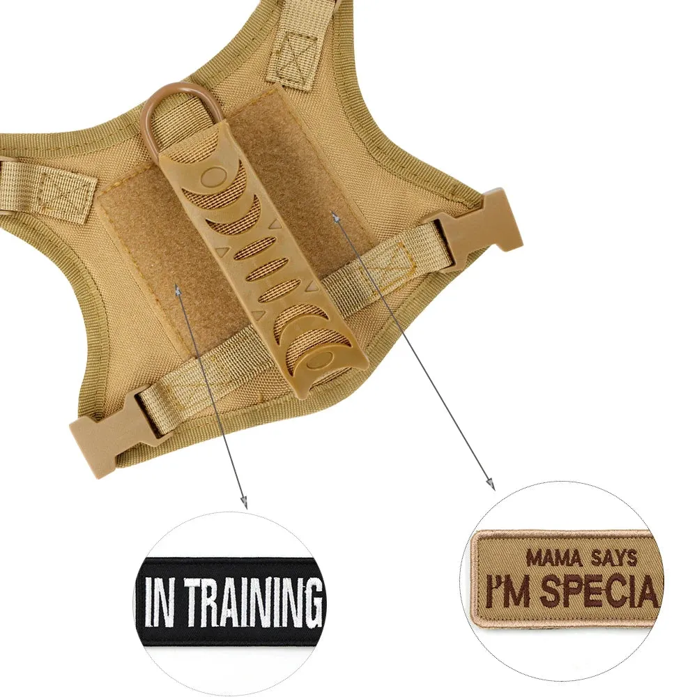 Tactical Puppy Harness Leash For Small Dogs Cats