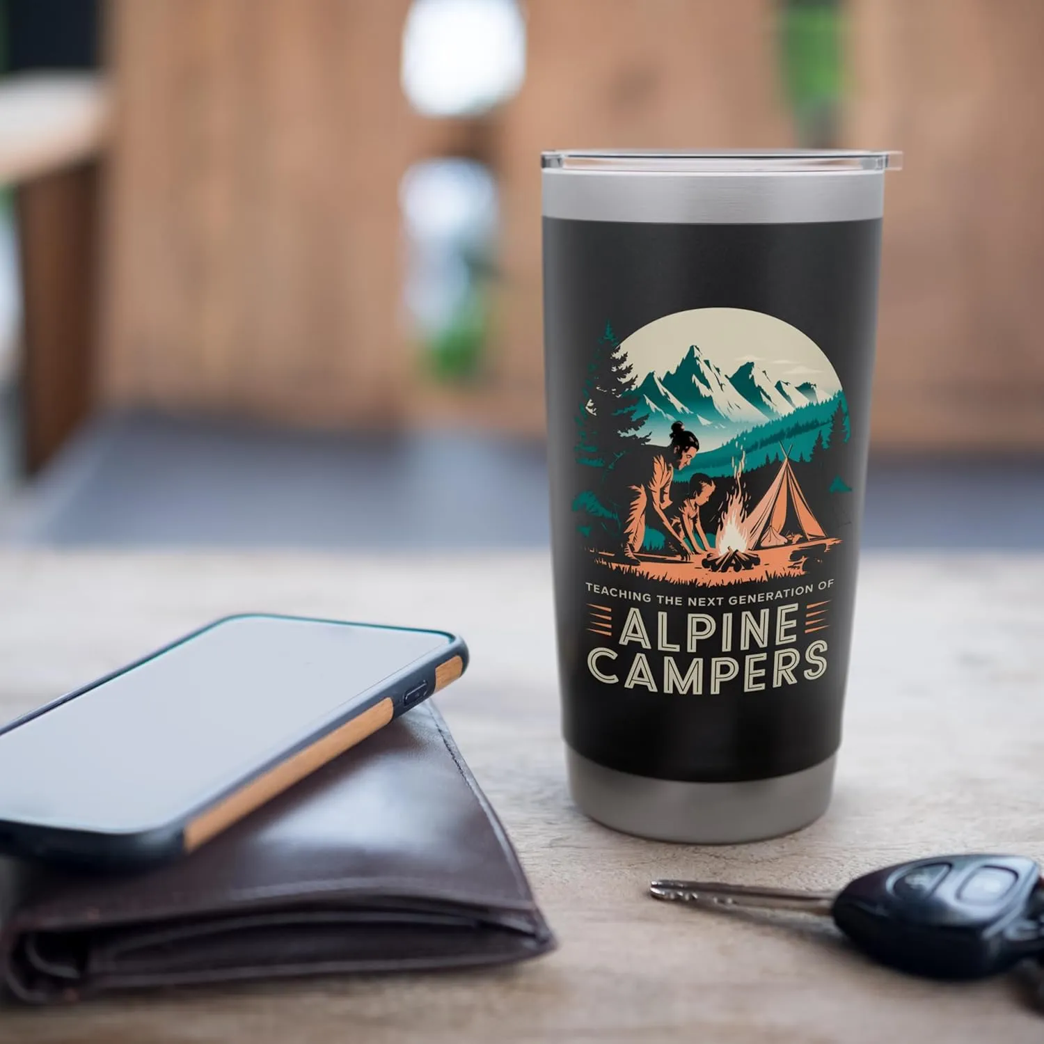 Teaching the Next Generation of Alpine Camper Alpine Camping Stainless Steel Insulated Tumbler