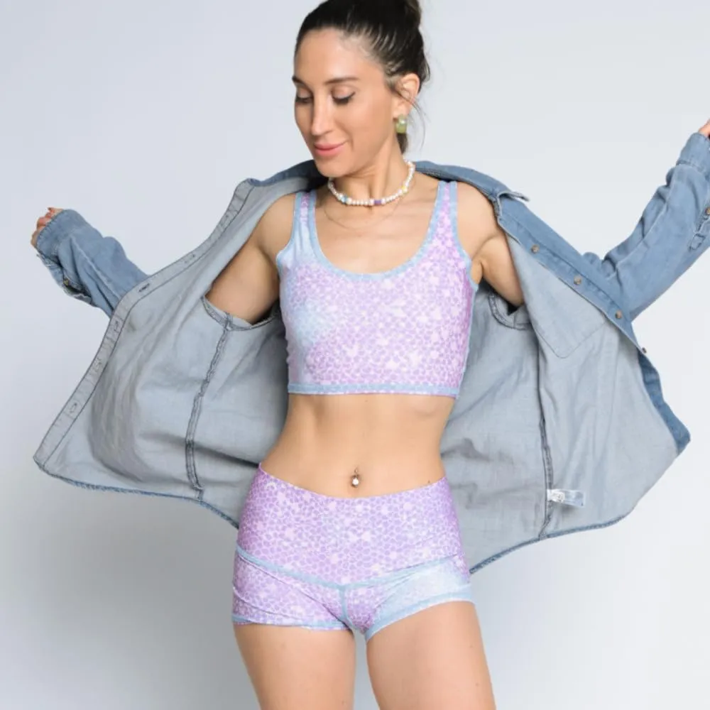 teeki Sun Shorts for Women, USA Made from Sustainable Eco Luxury Fabric, Lightweight Booty Shorts