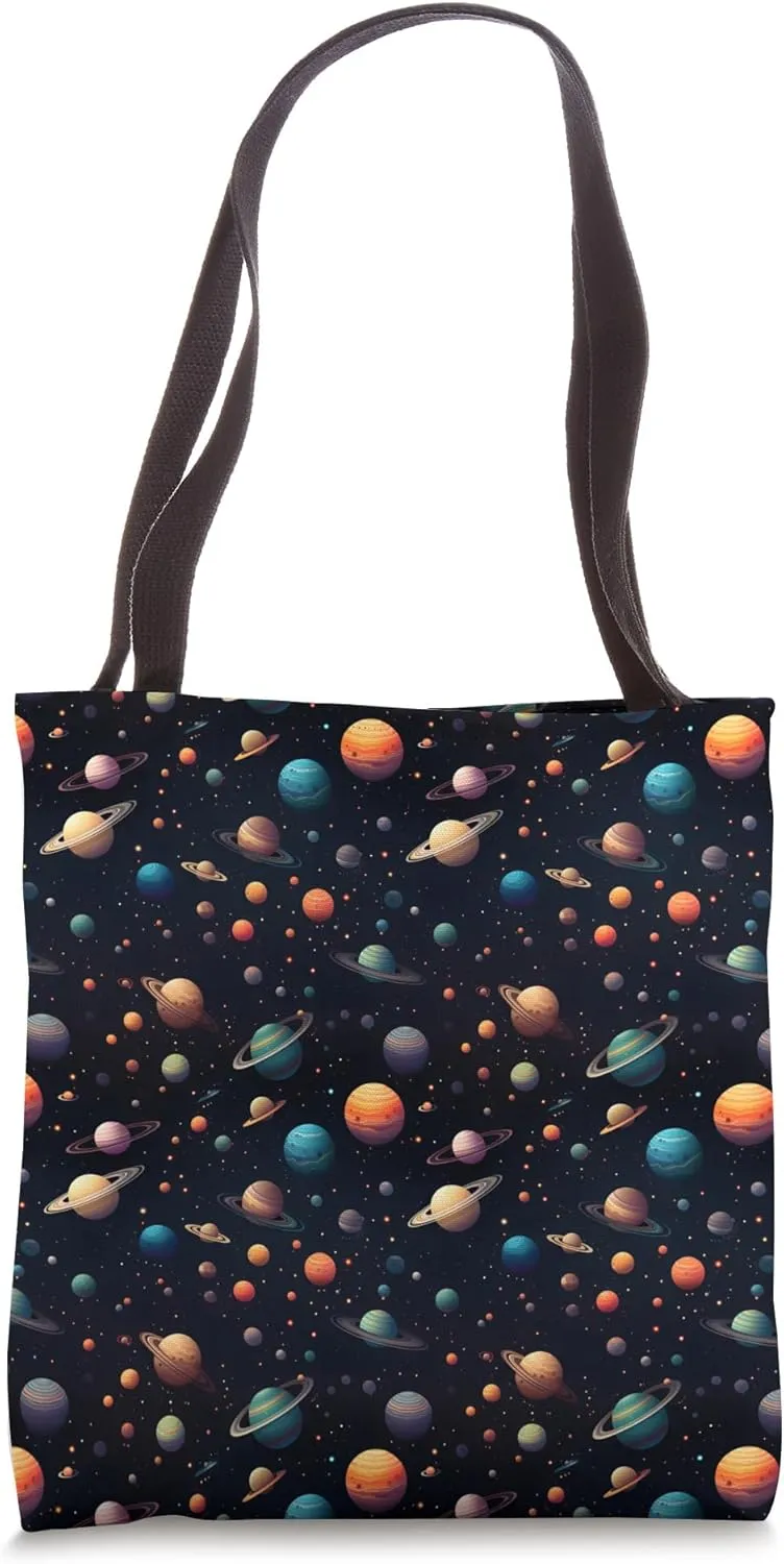 Telescopes Binoculars planets science Observatory Astronomy Tote Bag