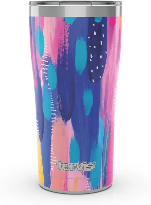 Tervis Etta Vee Cosmos Triple Walled Insulated Tumbler Travel Cup Keeps Drinks Cold & Hot, 20oz Legacy, Stainless Steel
