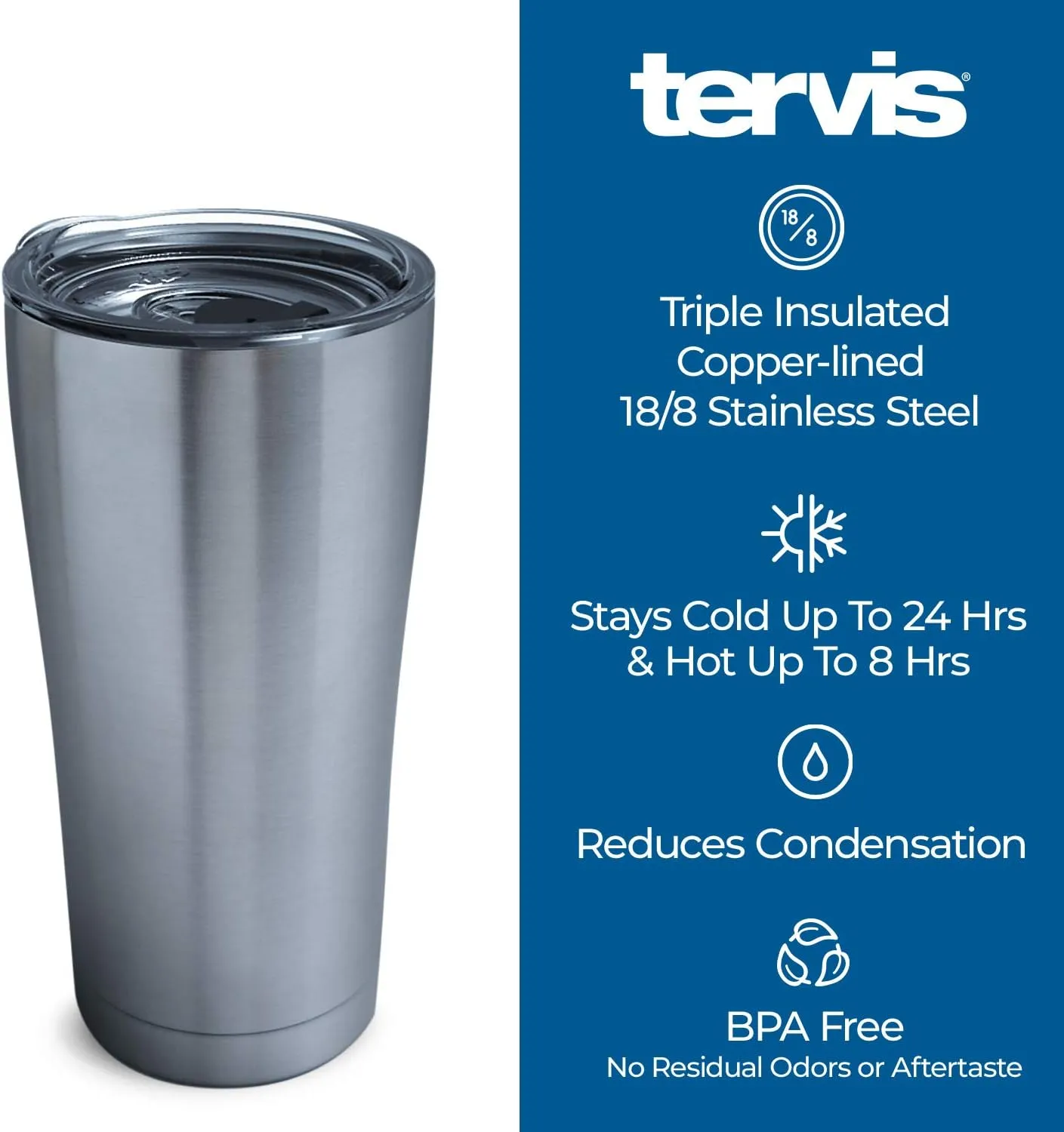 Tervis Guy Harvey Mint and Navy Marlin Triple Walled Insulated Tumbler Travel Cup Keeps Drinks Cold & Hot, 20oz Legacy, Stainless Steel