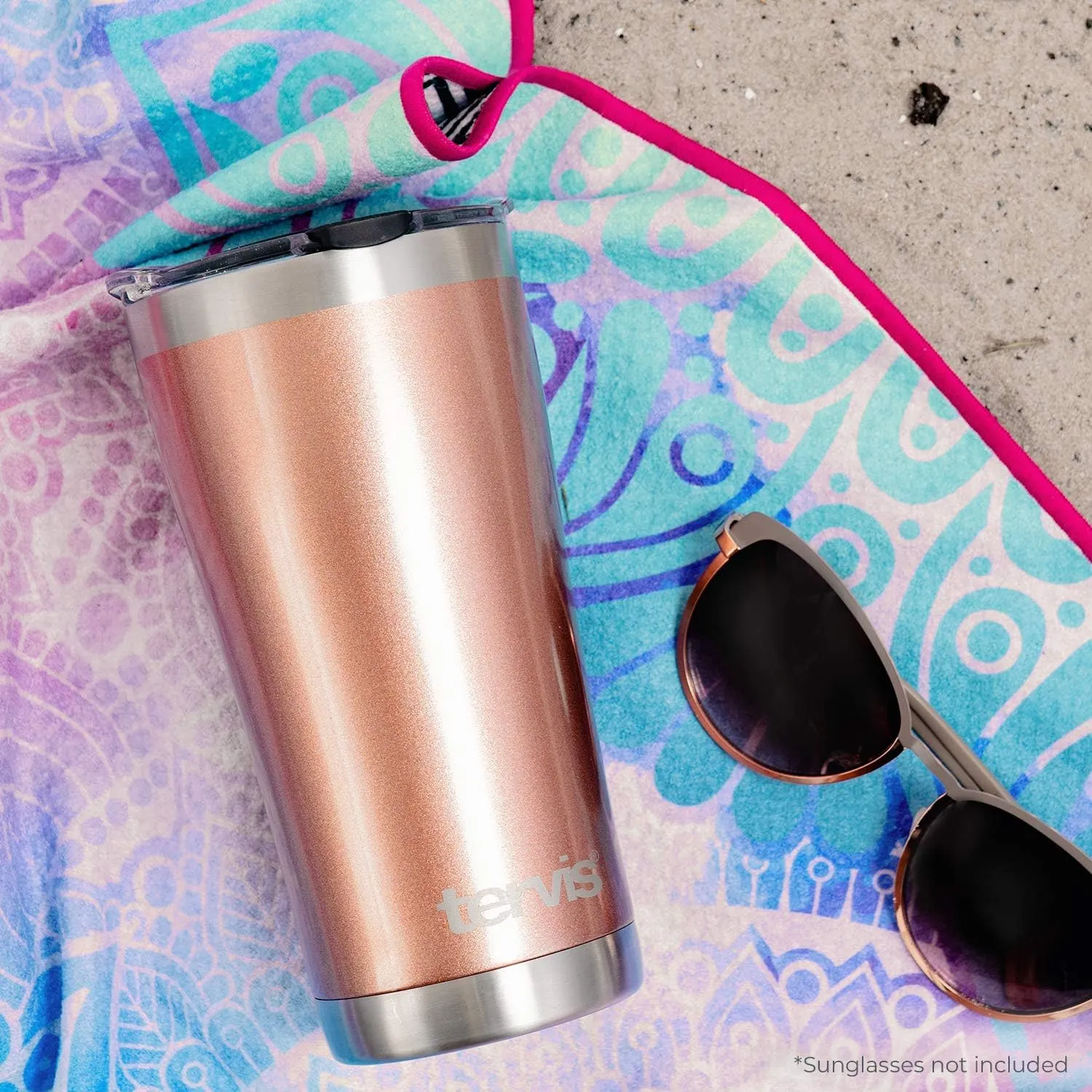 Tervis Guy Harvey Mint and Navy Marlin Triple Walled Insulated Tumbler Travel Cup Keeps Drinks Cold & Hot, 20oz Legacy, Stainless Steel