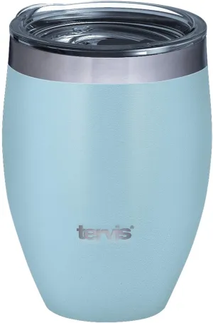 Tervis Powder Coated Stainless Steel Triple Walled Insulated Tumbler Travel Cup Keeps Drinks Cold & Hot, 12oz, Blue Moon