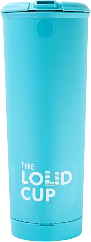 The LoudCup Tumbler   Stadium Horn - Insulated Cup Reusable Water Bottle Coffee Travel Mug - Worlds Loudest Cup for Game Day