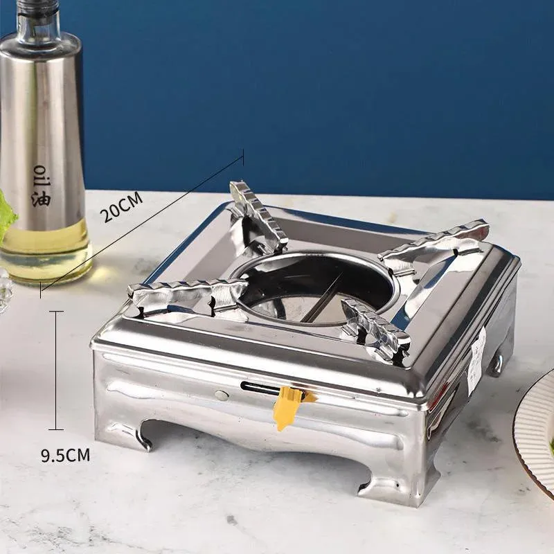 Thickened Stainless Steel Portable Stove for Dormitory