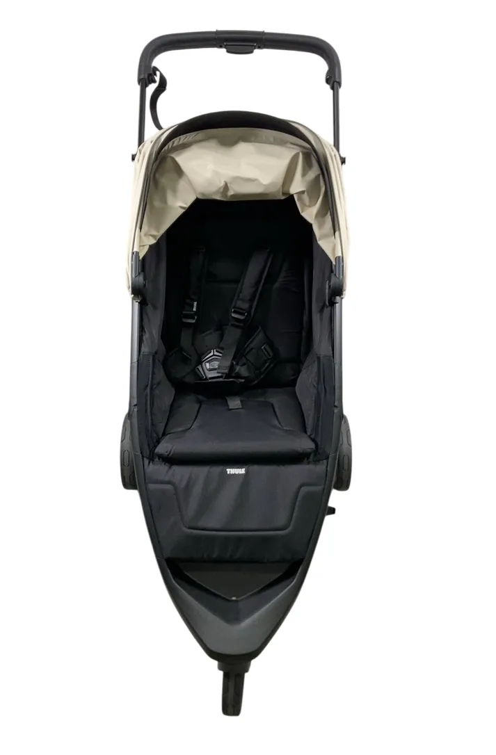 Thule Spring Stroller, 2024, Black, Soft Beige