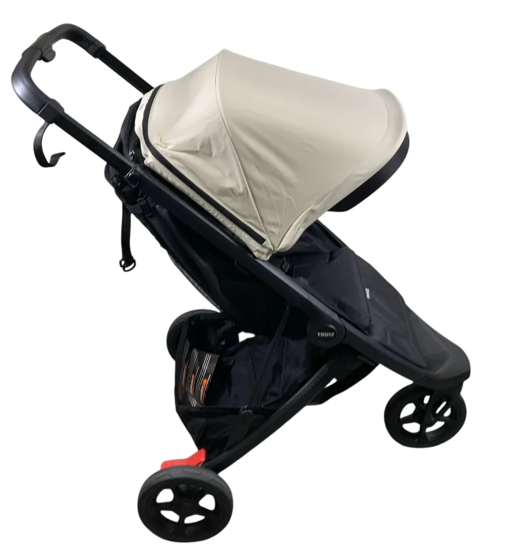 Thule Spring Stroller, 2024, Black, Soft Beige