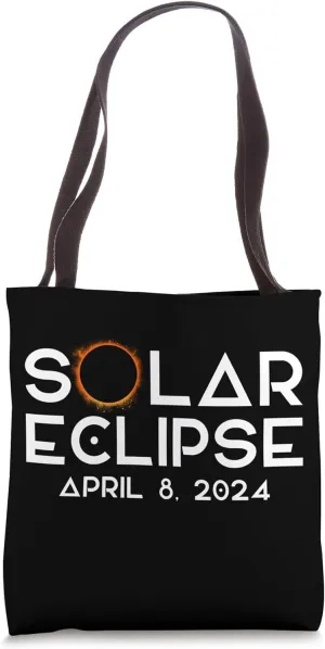 Total Solar Eclipse April 8 2024 North America Totality Tote Bag