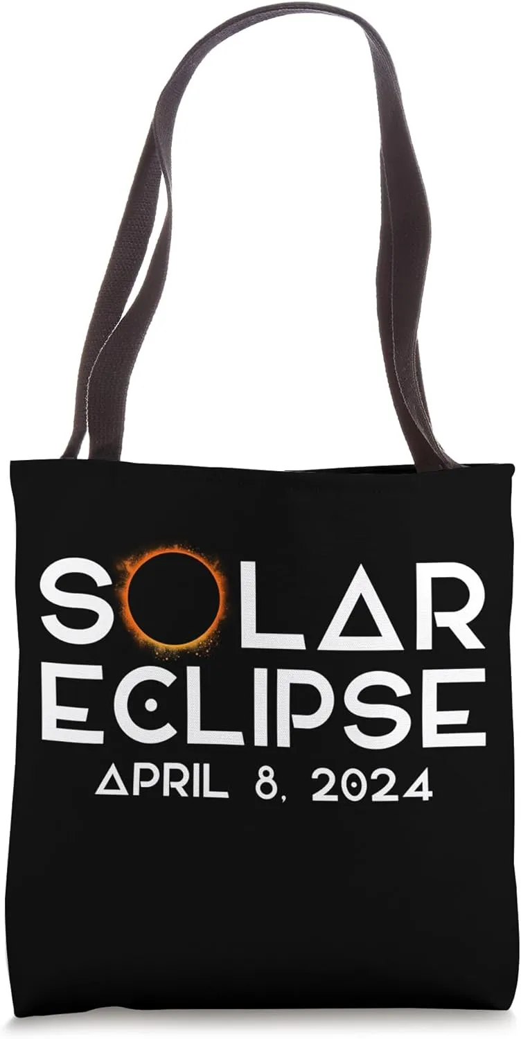 Total Solar Eclipse April 8 2024 North America Totality Tote Bag