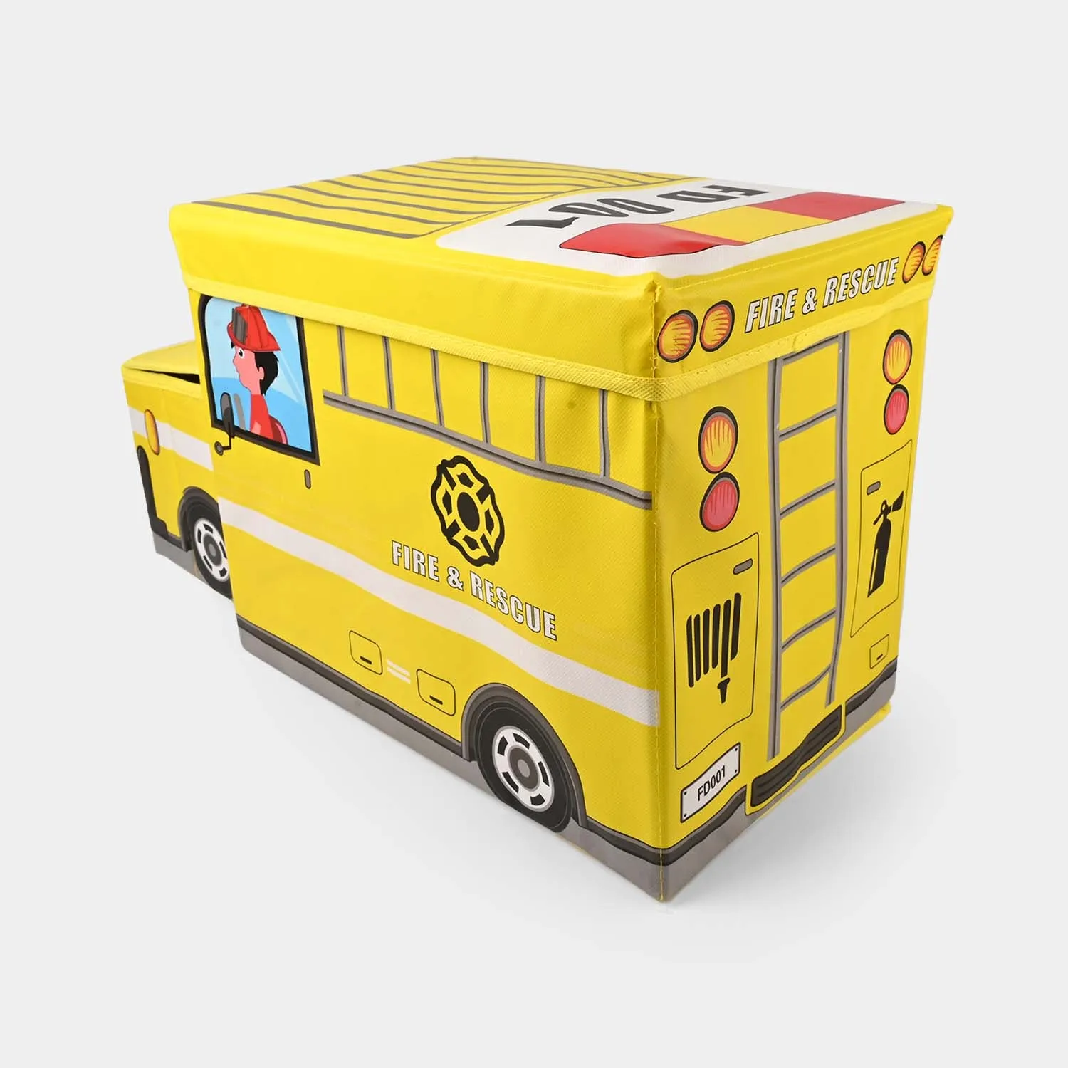 Toy Storage Bus Shape For Kids