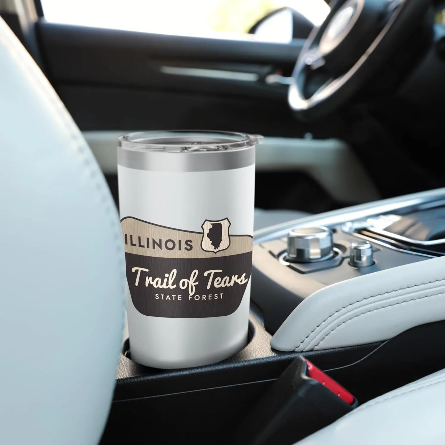 Trail of Tears State Forest Illinois Welcome Sign Vacation Stainless Steel Insulated Tumbler