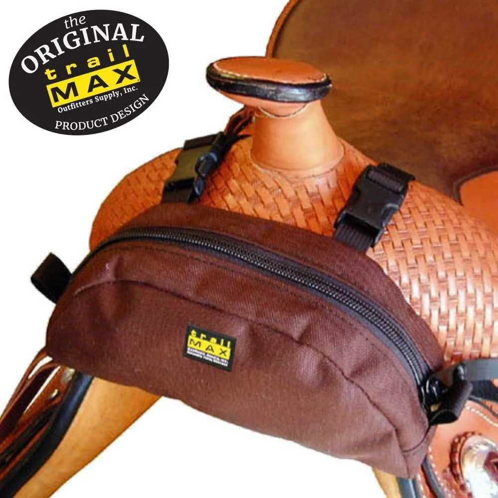 TrailMax Original Pommel Pocket Saddle Bag for Western & Endurance Saddle Horn Bags; Cellphone Pommel Pocket for Trail Riding