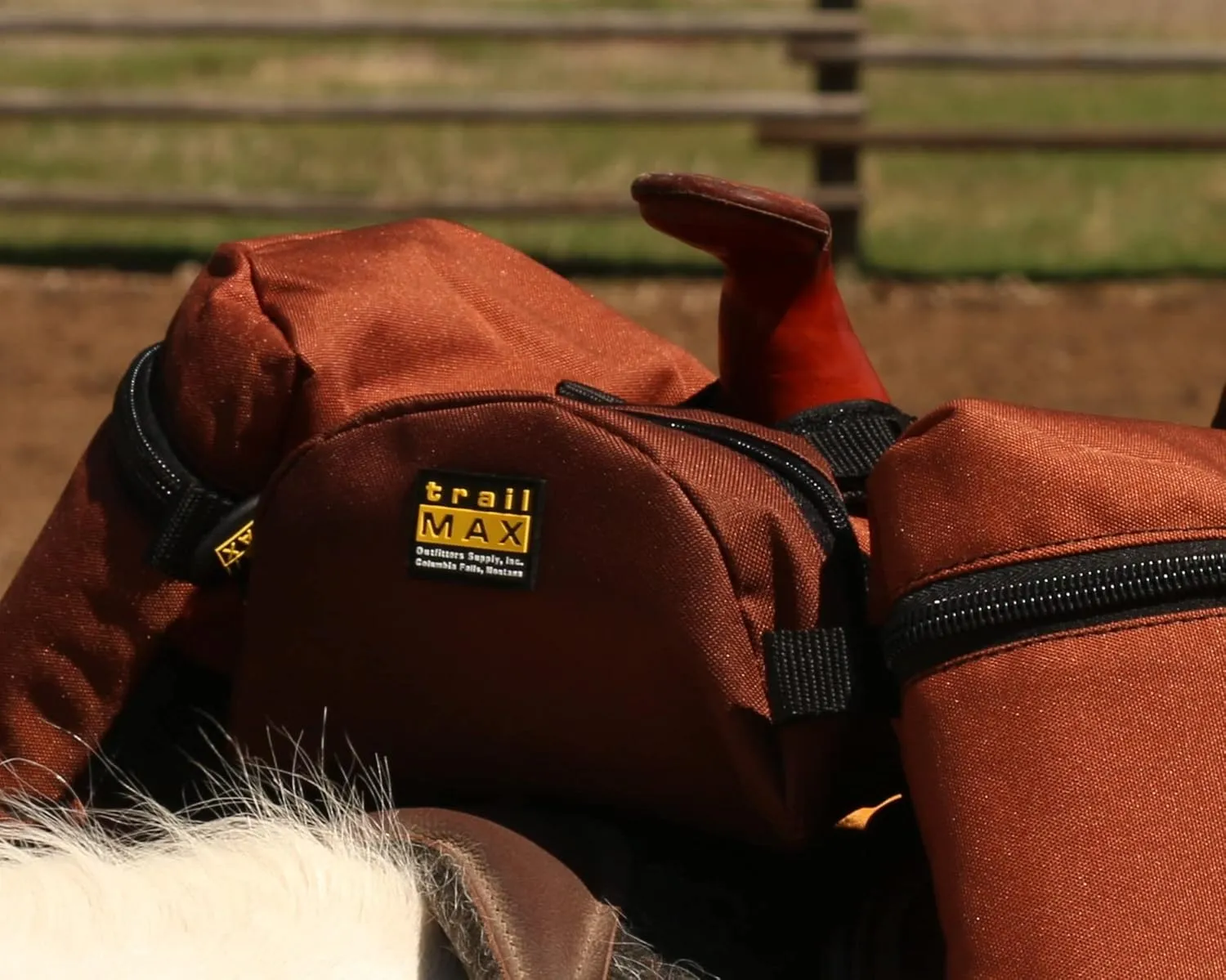 TrailMax Original Pommel Pocket Saddle Bag for Western & Endurance Saddle Horn Bags; Cellphone Pommel Pocket for Trail Riding