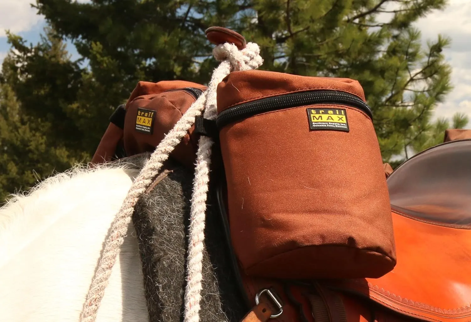 TrailMax Original Pommel Pocket Saddle Bag for Western & Endurance Saddle Horn Bags; Cellphone Pommel Pocket for Trail Riding