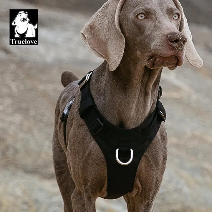 True Love Lightweight Dog Harness - Black, 2XS