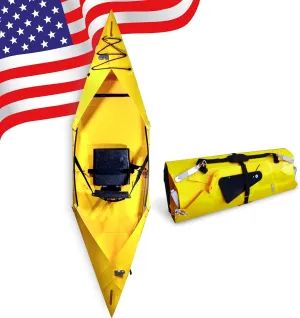 Tucktec 10' PRO Foldable Kayak - Full Size Folding Kayak - Portable Kayak for Adults - Made in USA