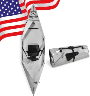 Tucktec 10' PRO Foldable Kayak - Full Size Folding Kayak - Portable Kayak for Adults - Made in USA