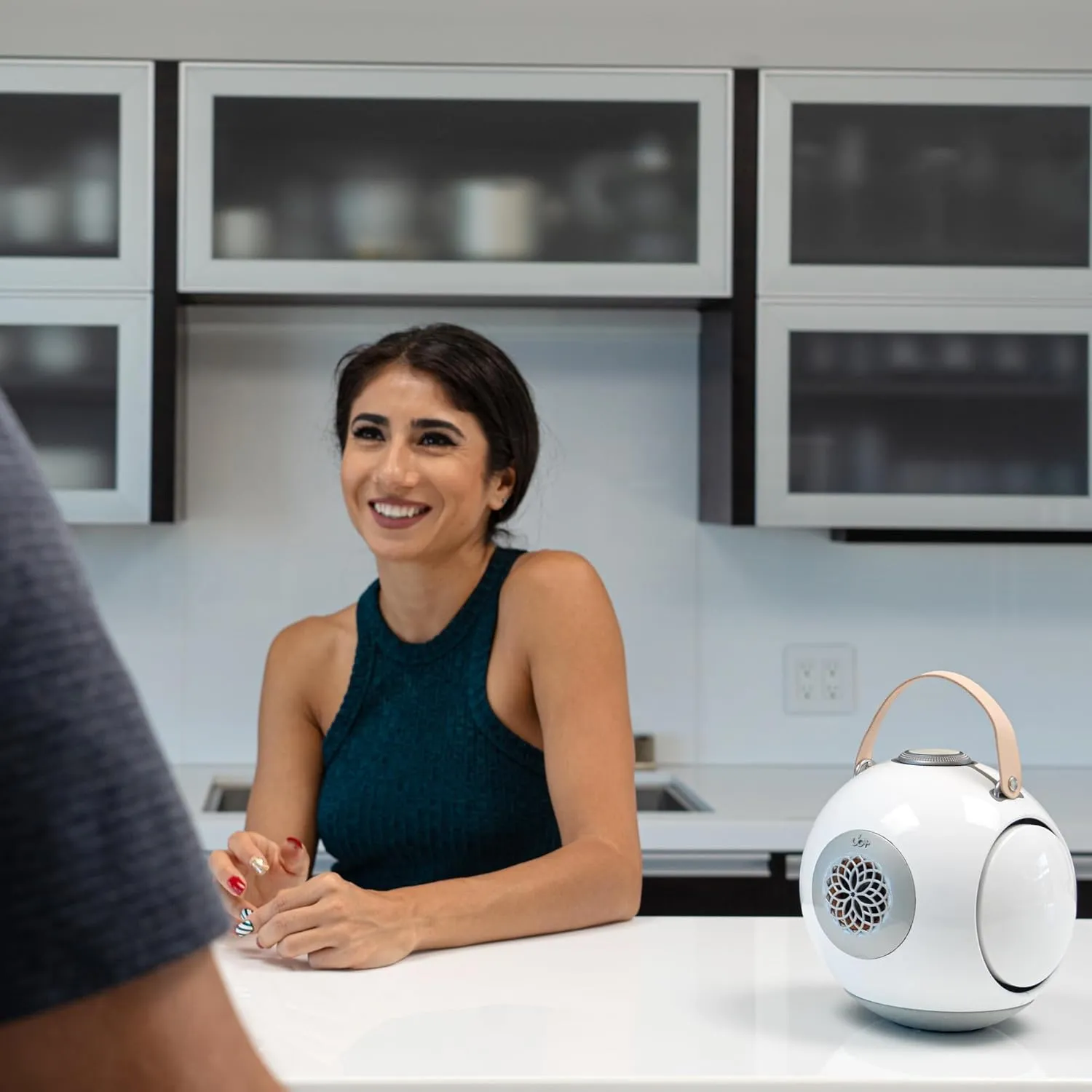 UB  dB1 doubleBASS Waterproof Bluetooth Speaker White | 40W Hi-Fi Sound with Deep Bass, 20H Playtime, IPX5 & TWS Pairing (Glossy White)