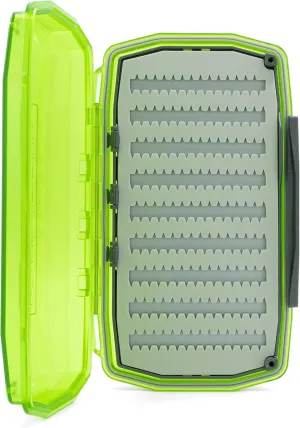 UMPQUA UPG Silicone WP Essential Large Fly Box - Lightweight Versatile Large-Sized Waterproof Dustproof Quick-Loading Fly Storage Case - Fly Fishing Tackle Organizer - Blue
