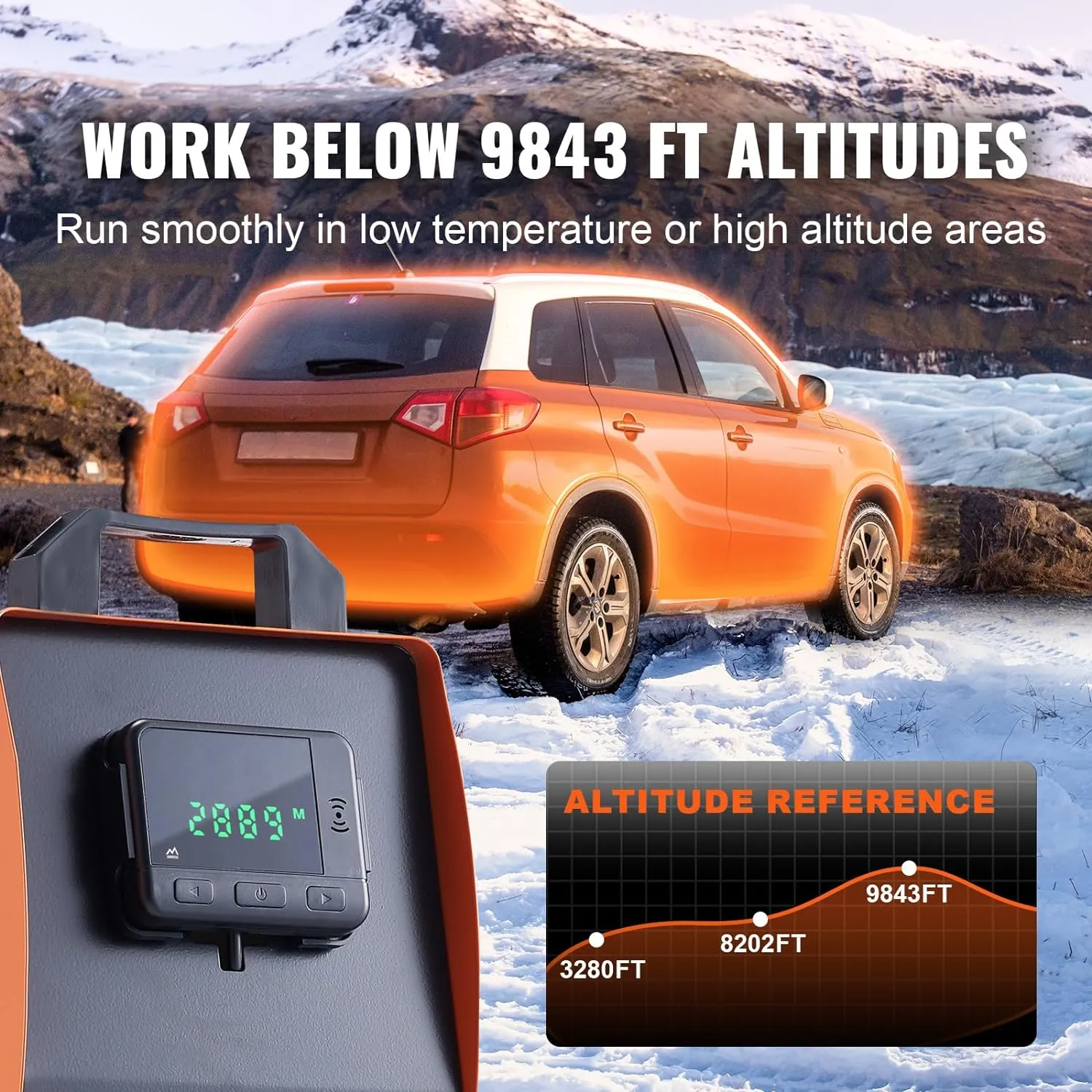 VEVOR 8KW Diesel Heater All in One, Diesel Air Heater with Remote Control and LCD Screen, Parking Heater Fast Heating Low Noise, Portable Diesel Heater for Truck RV Trailer Camper Van Boat and Indoors