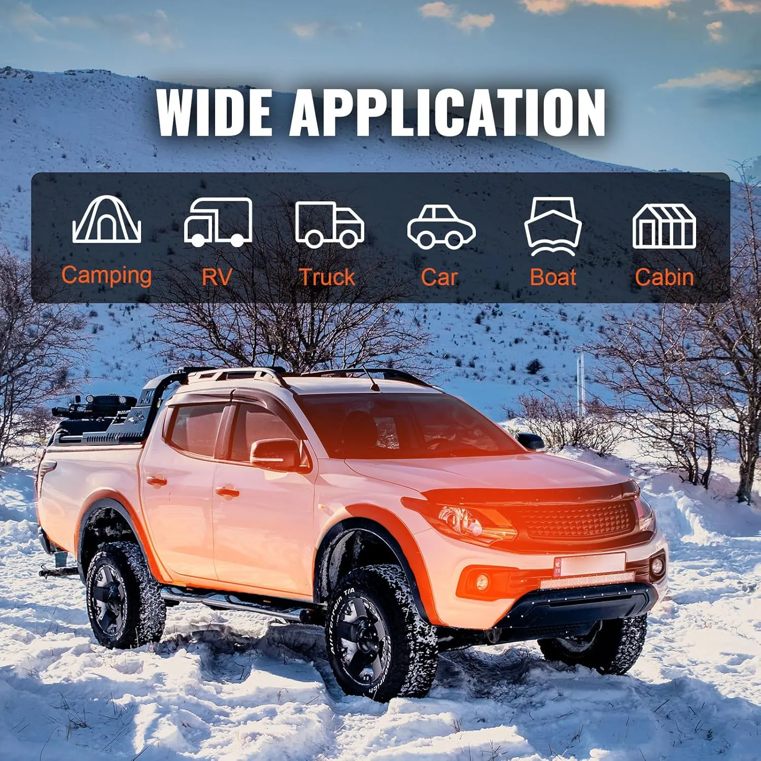 VEVOR 8KW Diesel Heater All in One, Diesel Air Heater with Remote Control and LCD Screen, Parking Heater Fast Heating Low Noise, Portable Diesel Heater for Truck RV Trailer Camper Van Boat and Indoors