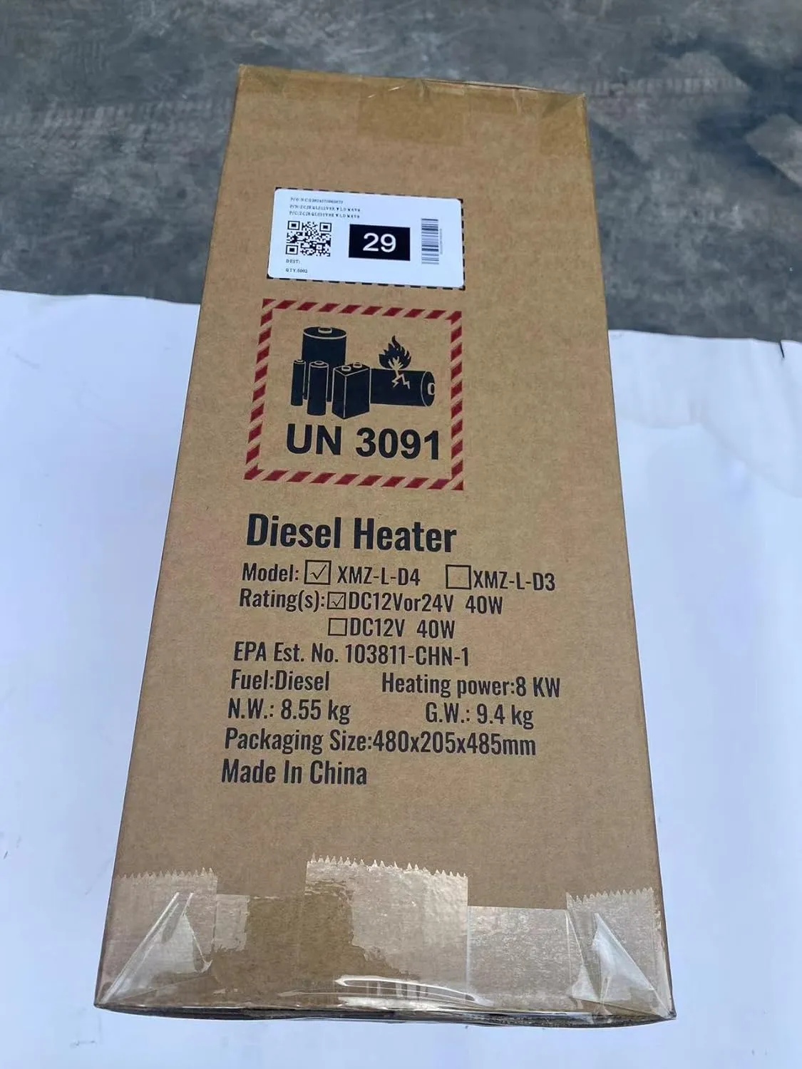 VEVOR 8KW Diesel Heater All in One, Diesel Air Heater with Remote Control and LCD Screen, Parking Heater Fast Heating Low Noise, Portable Diesel Heater for Truck RV Trailer Camper Van Boat and Indoors