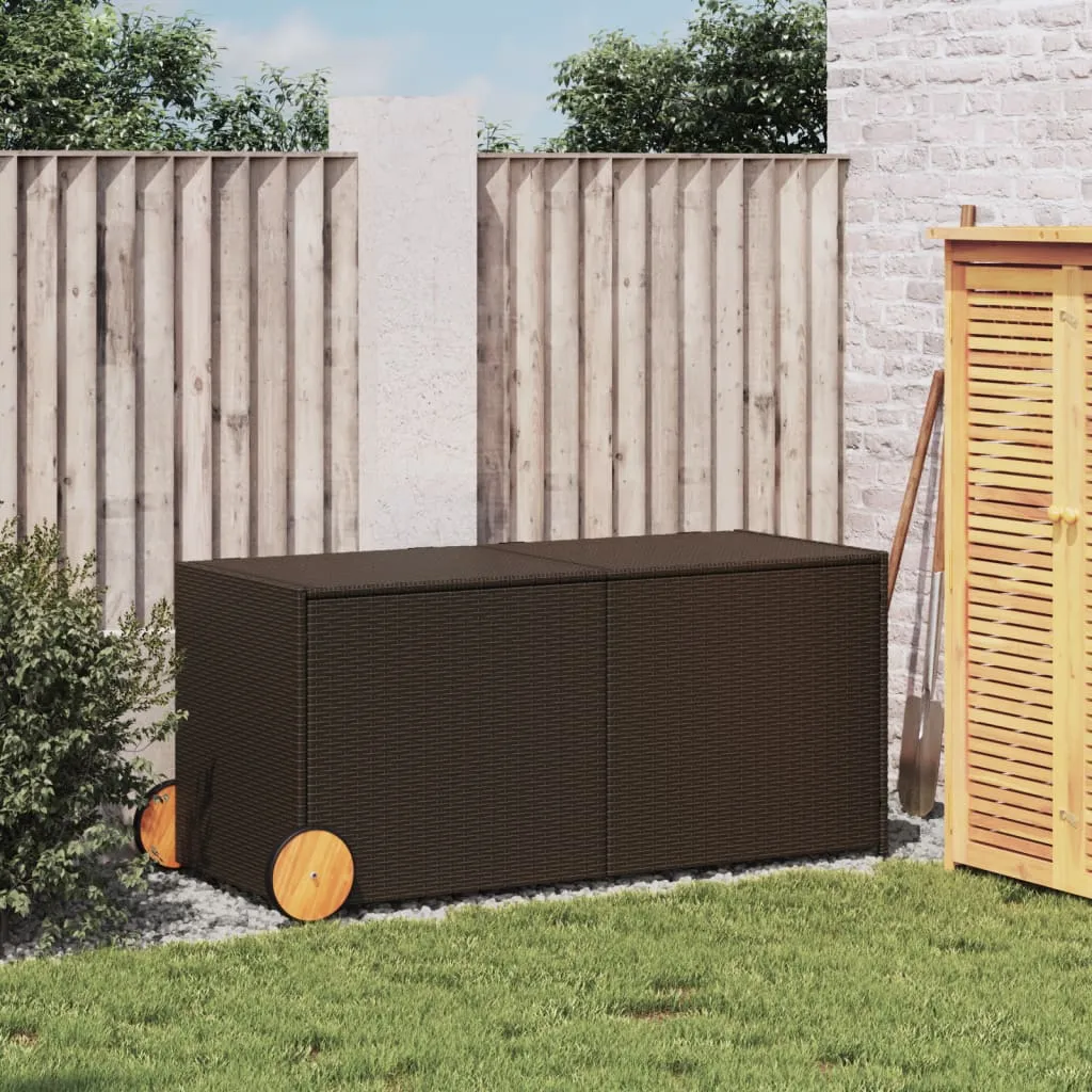 vidaXL Outdoor Storage Deck Box Chest Cabinet for Patio Cushions Garden Tools