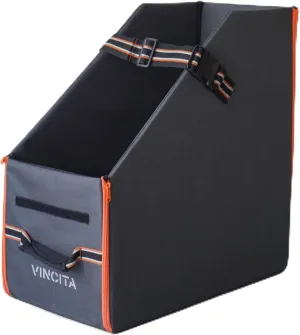 Vincita Keeper Box for Brompton Folding Bicycle - Folding Bike Storage Solution - Suitable For Brompton Bike - Keep The Bike Vertical In The Car Trunk To Save Space And Avoid Damange - Integrated Cover Included