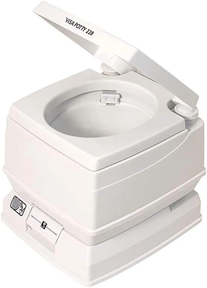   Visa Potty, 8 Litre Toilet, Grey