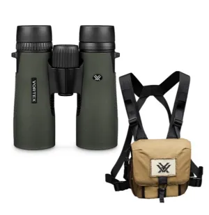 VORTEX BINOCULARS DIAMONDBACK HD 10X42 WITH GLASSPAK