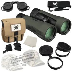 Vortex Optics DB-216 Diamondback HD 10x50 Binocular with Free Hat Bundle