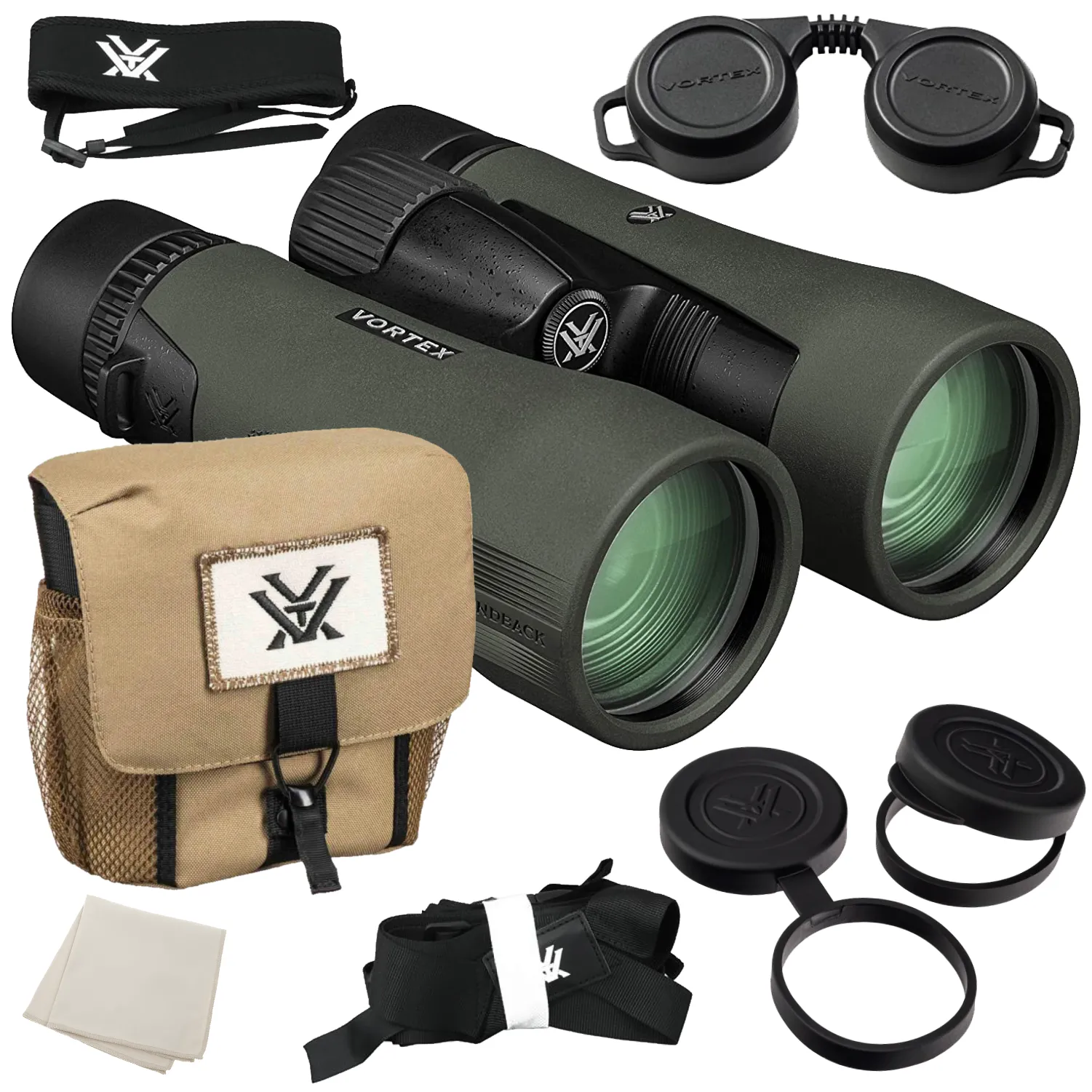 Vortex Optics DB-216 Diamondback HD 10x50 Binocular with Free Hat Bundle