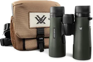 Vortex Optics Diamondback HD 10x42 Binoculars - HD Optical System, Non-slip Grip, Waterproof, Fogproof, Shockproof, Included GlassPak - Unlimited, Unconditional Warranty