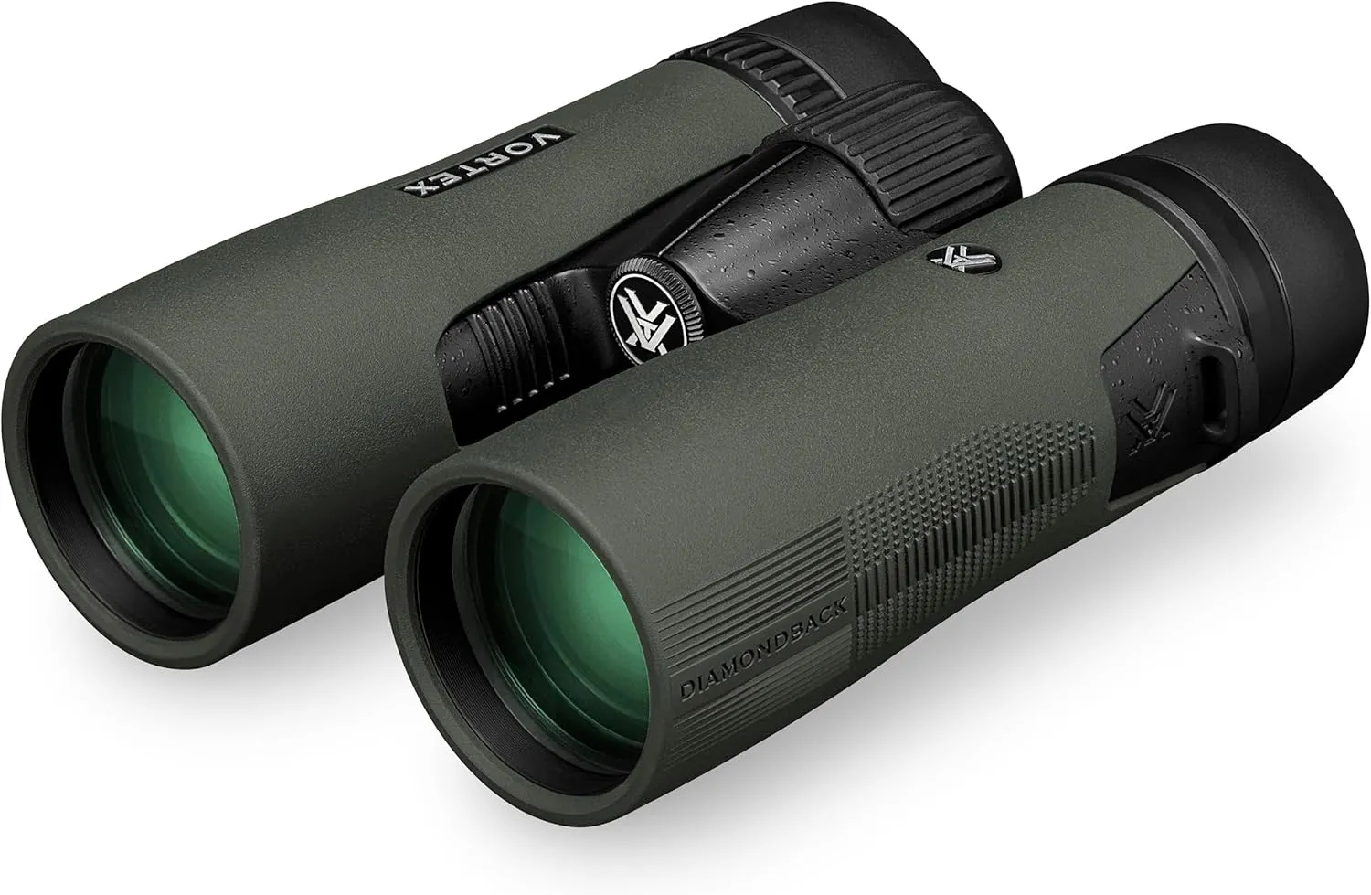 Vortex Optics Diamondback HD 10x42 Binoculars - HD Optical System, Non-slip Grip, Waterproof, Fogproof, Shockproof, Included GlassPak - Unlimited, Unconditional Warranty