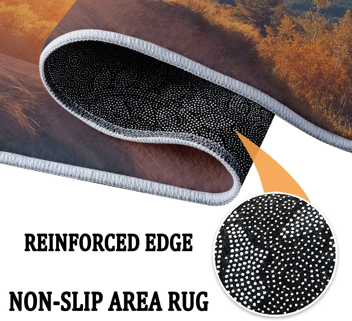 Washable Rug 5x7 ft Modern Area Rug Mountain Bike Sports Living Room Rug, Non Slip Machine Washble Rug Soft Low Pile Bedroom Rug Lightweight Rug Carpet for Home Dinning Room