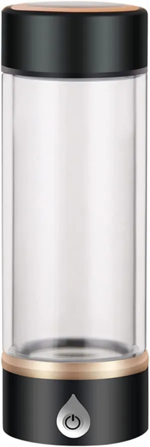Water Purifiers, Hydrogen Rich Water Bottle Hydrogen Water Generator Ionizer USB Rechargeable with SPE and PEM Technology Portable 3-mins Make Hydrogen Content Up to 1500 PPB 420ML