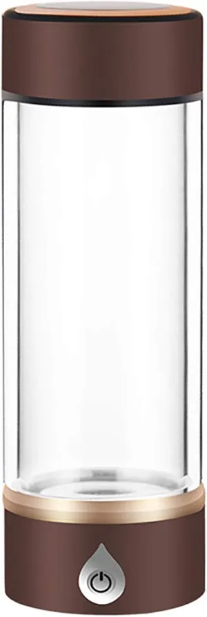 Water Purifiers, Portable Hydrogen Rich Water Bottle Ionized Water Generator USB Rechargeable SPE/PEM Membrane Technology Make Hydrogen Content Up to 1500PPB Hydrogen Water Cup 420ML