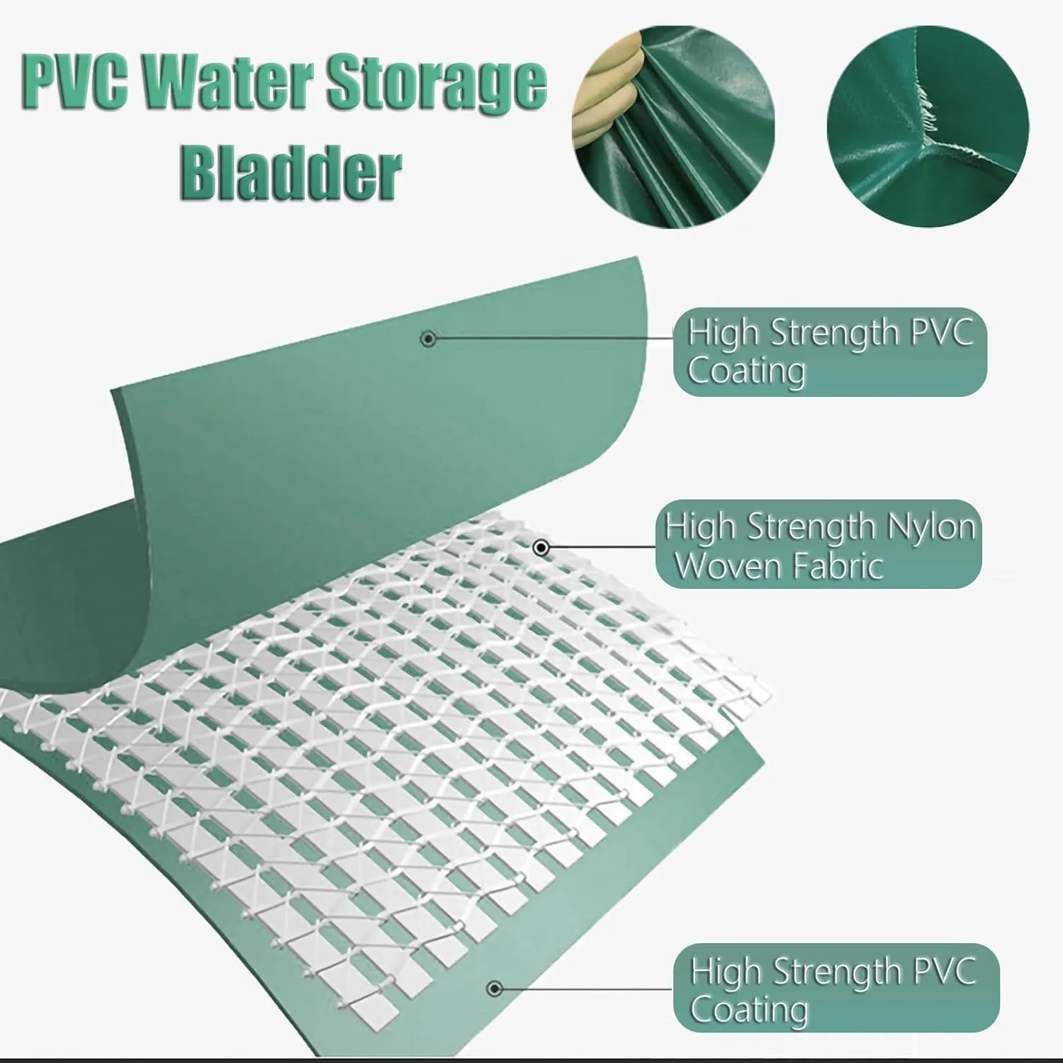 Water Storage Containers Large Bath Tub Water Storage Bag/Plastic Water Bladder, Soft Foldable Water Container for Home Emergency Water Storage, Truck Bed Camping Domestic Water Water Storage Barre