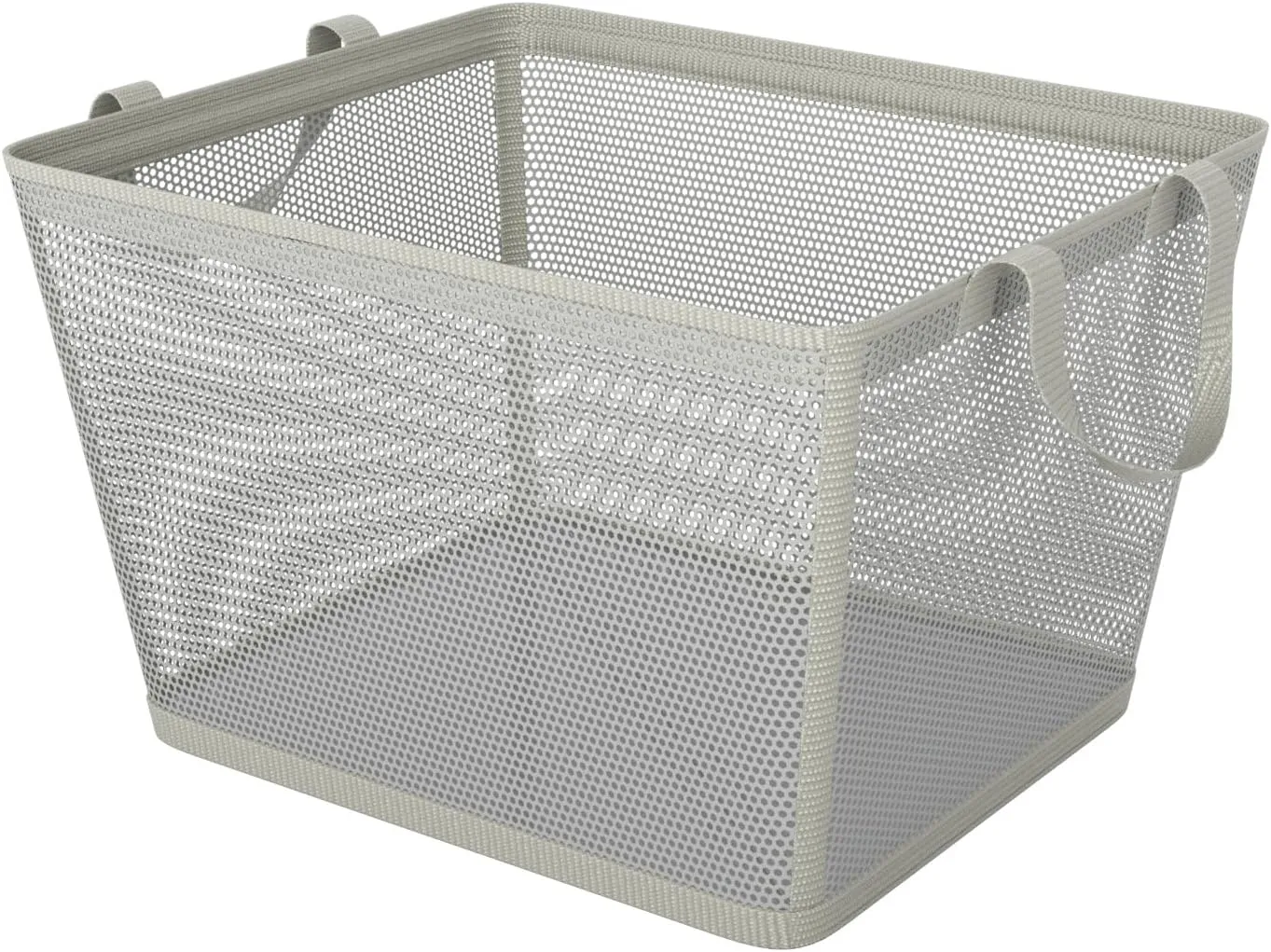 Waterproof Foldable Laundry Basket PEVA Material Laundry Hamper for Living Room, Bedroom, and Bathroom (gray, 60L)