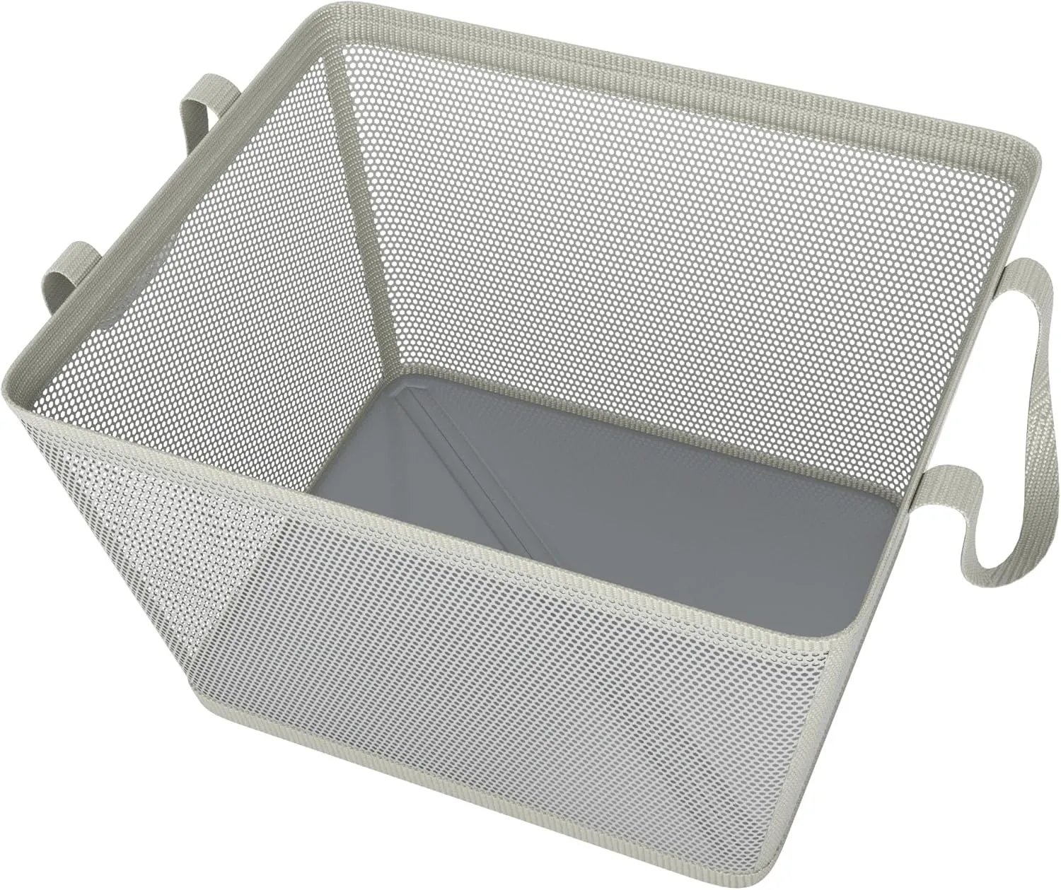 Waterproof Foldable Laundry Basket PEVA Material Laundry Hamper for Living Room, Bedroom, and Bathroom (gray, 60L)