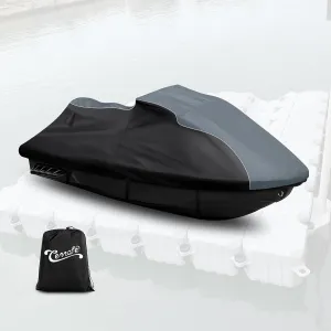 Waterproof Jet Ski Cover for Sea-doo 2011-2019 GTS, GTS Rental, GTI, GTI SE, GTI Limited, 600D Heavy Duty Oxford Jetski Covers, Trailerable Jetski Cover
