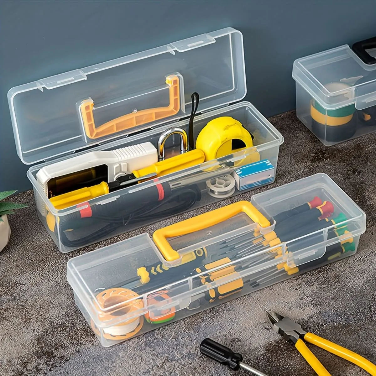 Waterproof Transparent Plastic Tool Storage Box