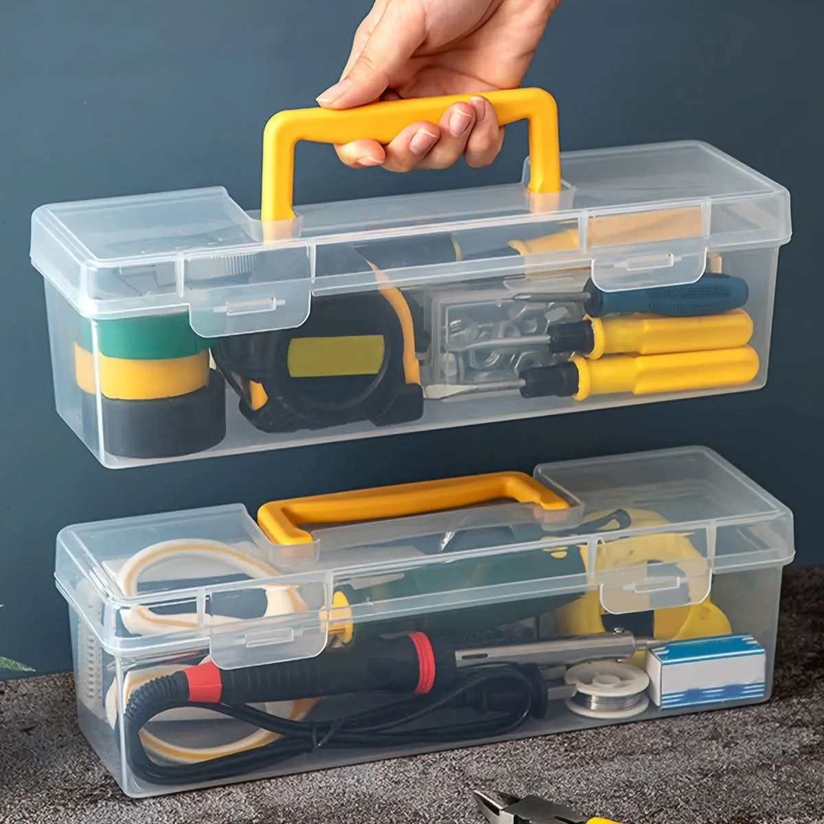 Waterproof Transparent Plastic Tool Storage Box
