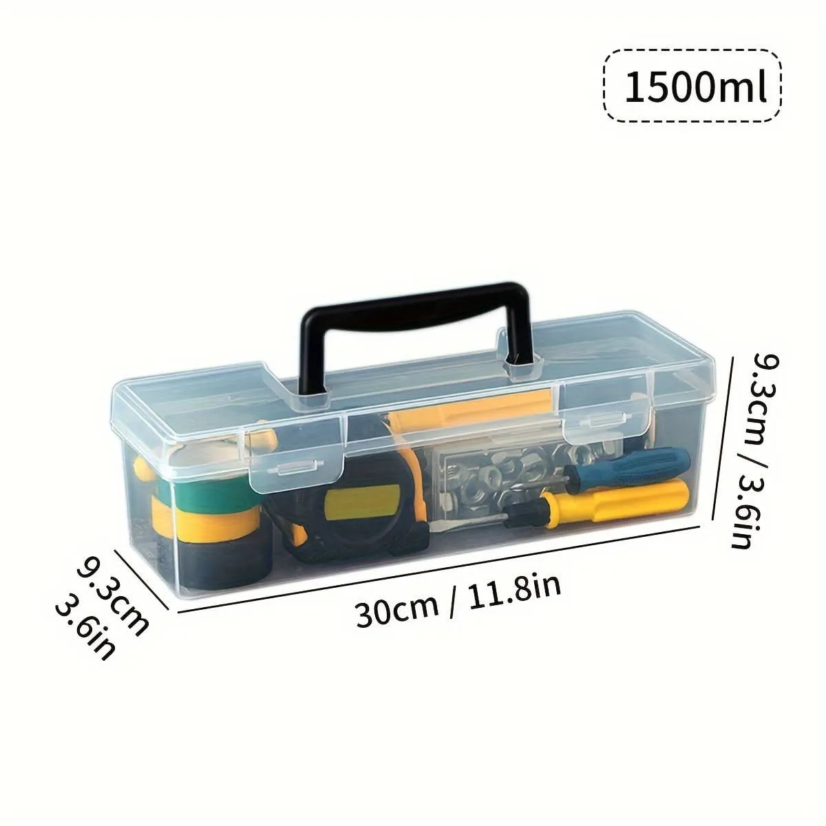 Waterproof Transparent Plastic Tool Storage Box