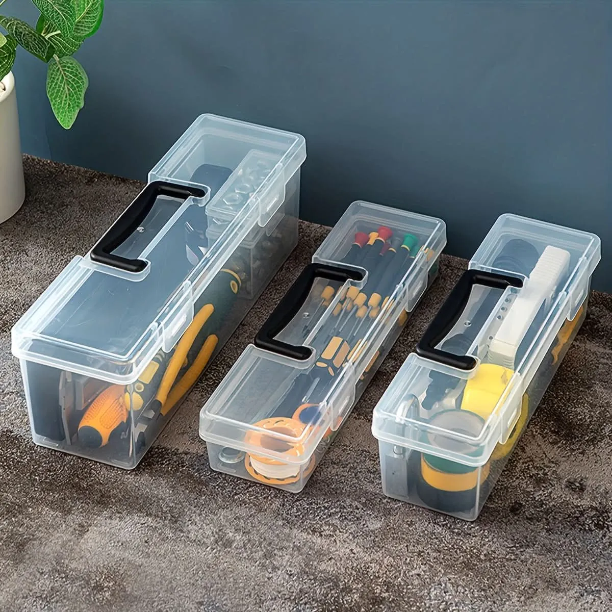 Waterproof Transparent Plastic Tool Storage Box