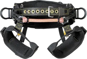 Weaver Arborist Cougar Tree Saddle Harness, Memory Foam Arborist Saddle with Back and Leg Support Straps, Professional Tree Climbing Gear