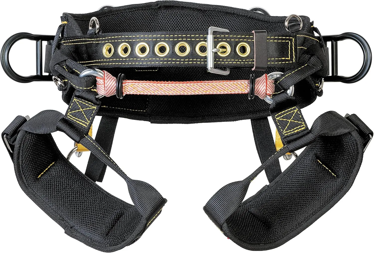 Weaver Arborist Cougar Tree Saddle Harness, Memory Foam Arborist Saddle with Back and Leg Support Straps, Professional Tree Climbing Gear