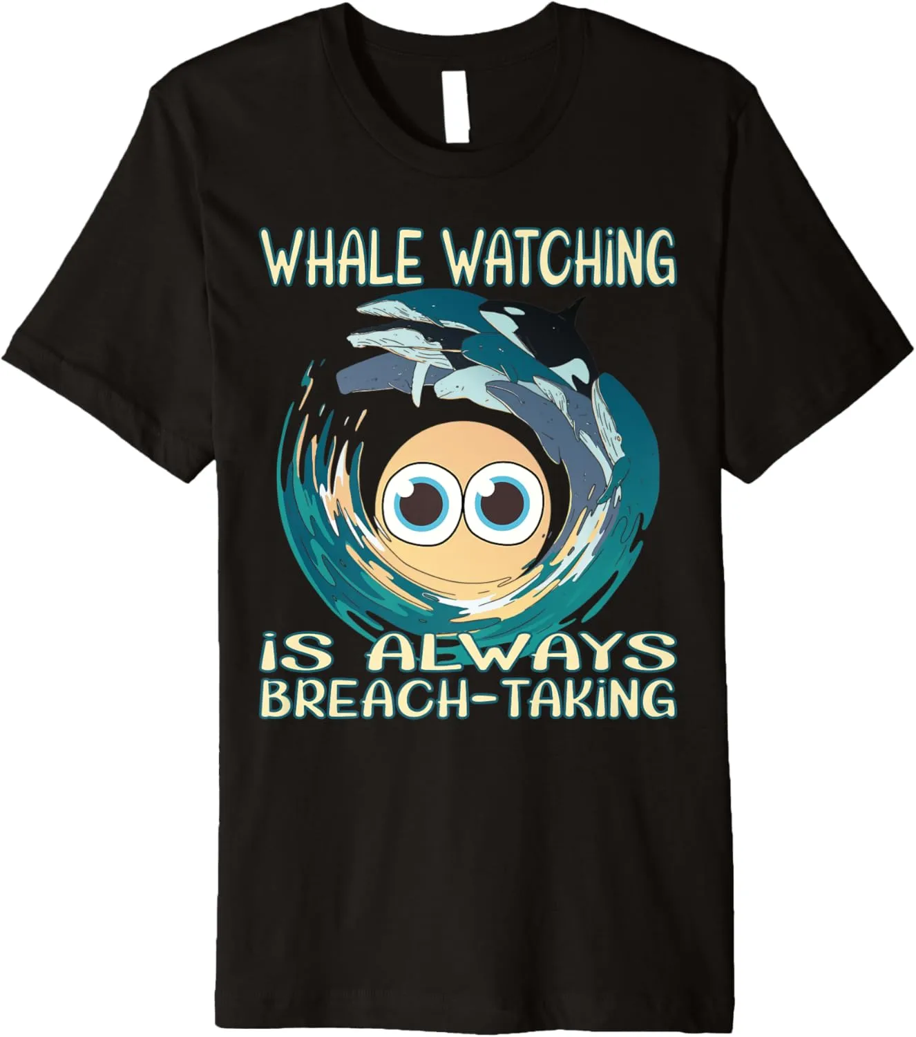 Whale watching is always breach-taking Premium T-Shirt