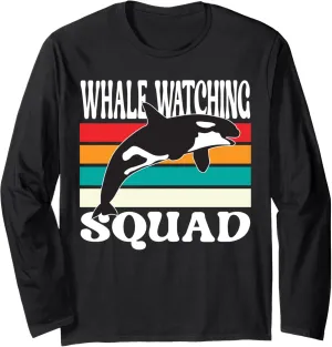 Whale watching Squad Long Sleeve T-Shirt